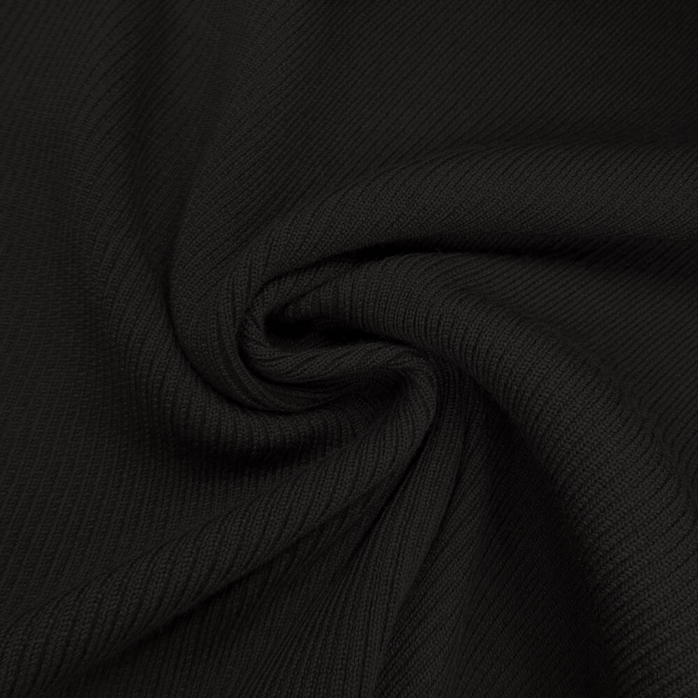 Bratsj - strikket armbånd - armbåndsvarer – sort - per meter
