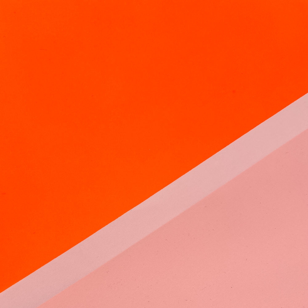 Suri - Reflekterende stoff - Neon oransje - per 10 cm