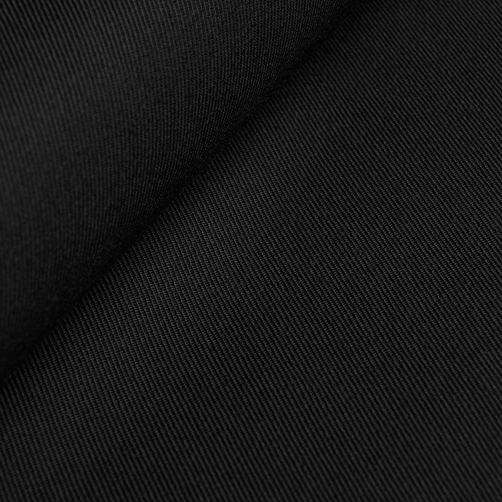  Franziska - villakangas / yhtenäinen kangas (musta)