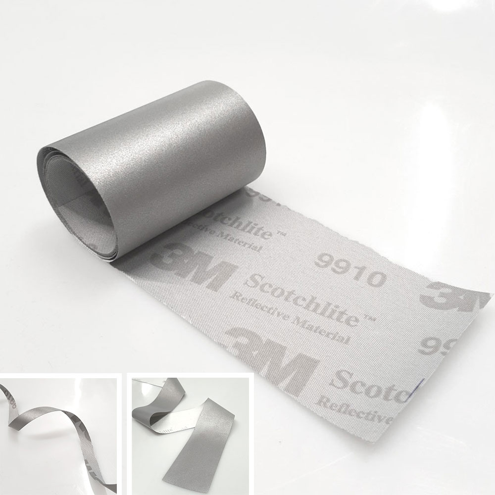 Reflekterende tape - 3M™ Scotchlite™ reflekterende stoff - 10mm, 50mm & 70mm