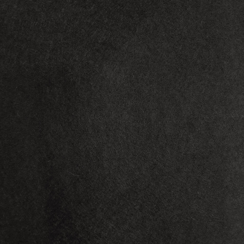 Gideon - filt av 100% ull / kragefilt - håndverksfilt – svart