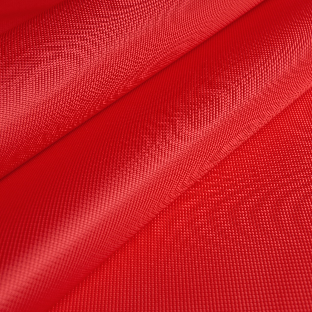 Ava flaggstoff - flaggstrikket polyester – Rød