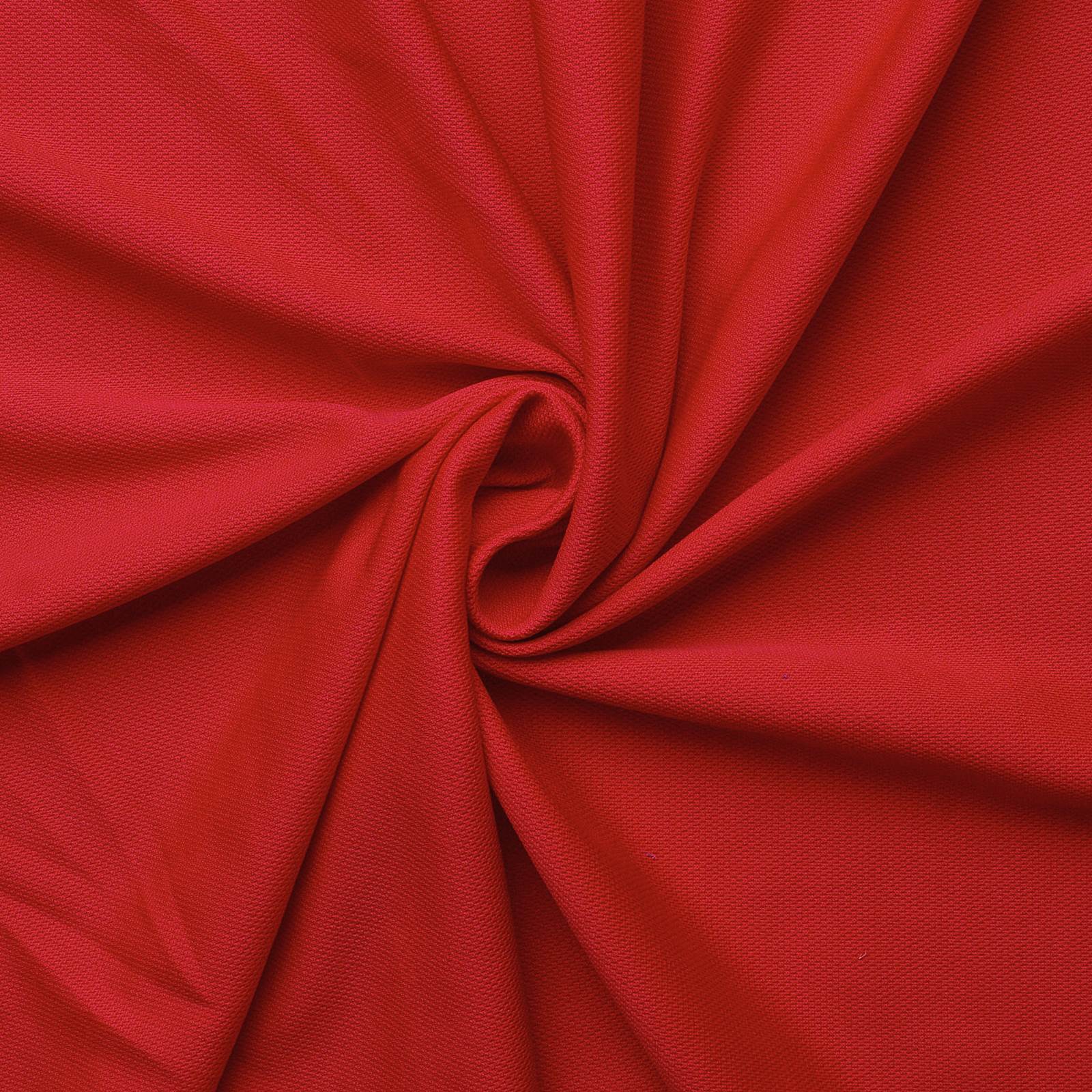 COOLMAX® LIGHT - Funksjonell jersey med fin struktur – Rød