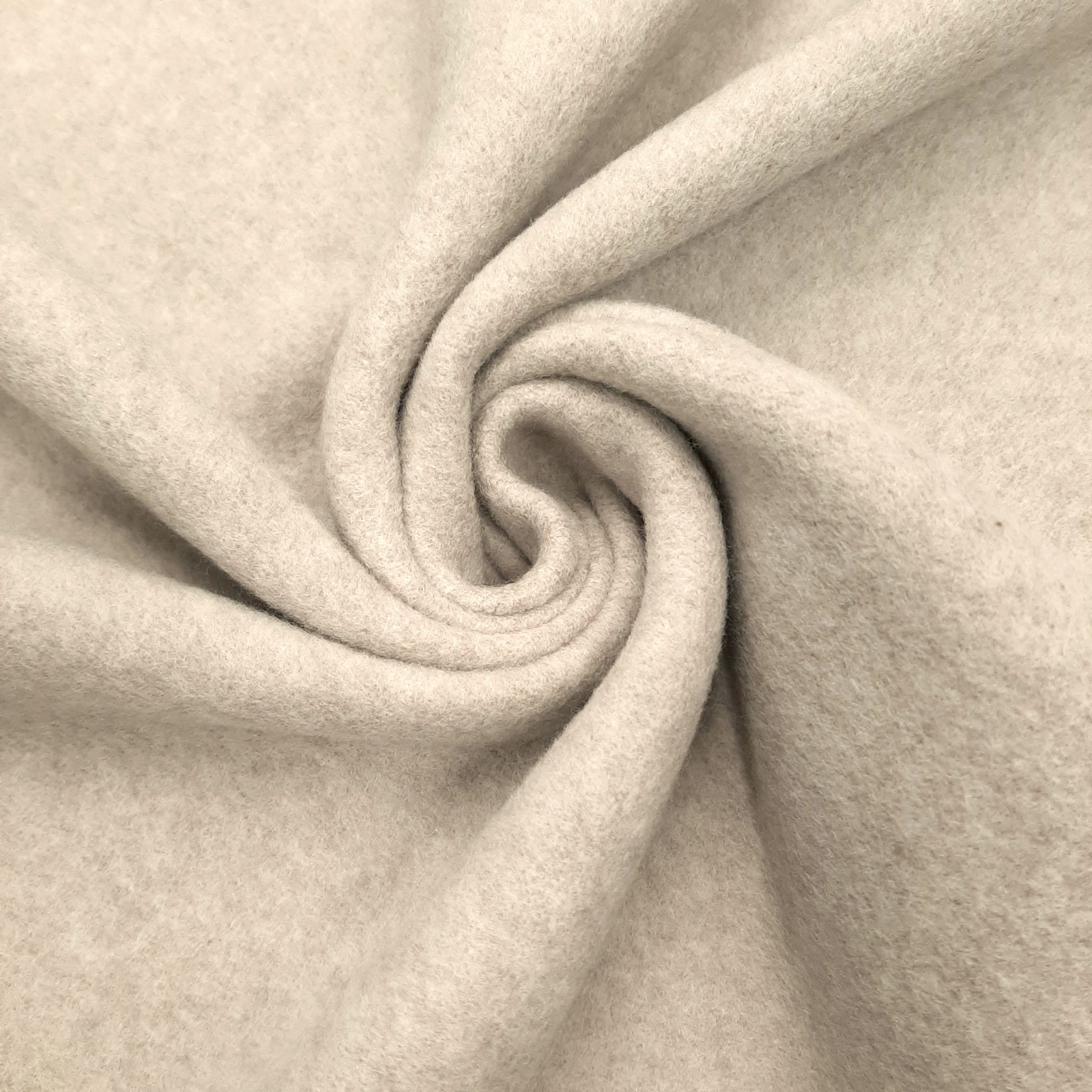 Organic Cotton Fleece – Høykvalitets bomullsfleece – Økologisk bomull - Beige melange