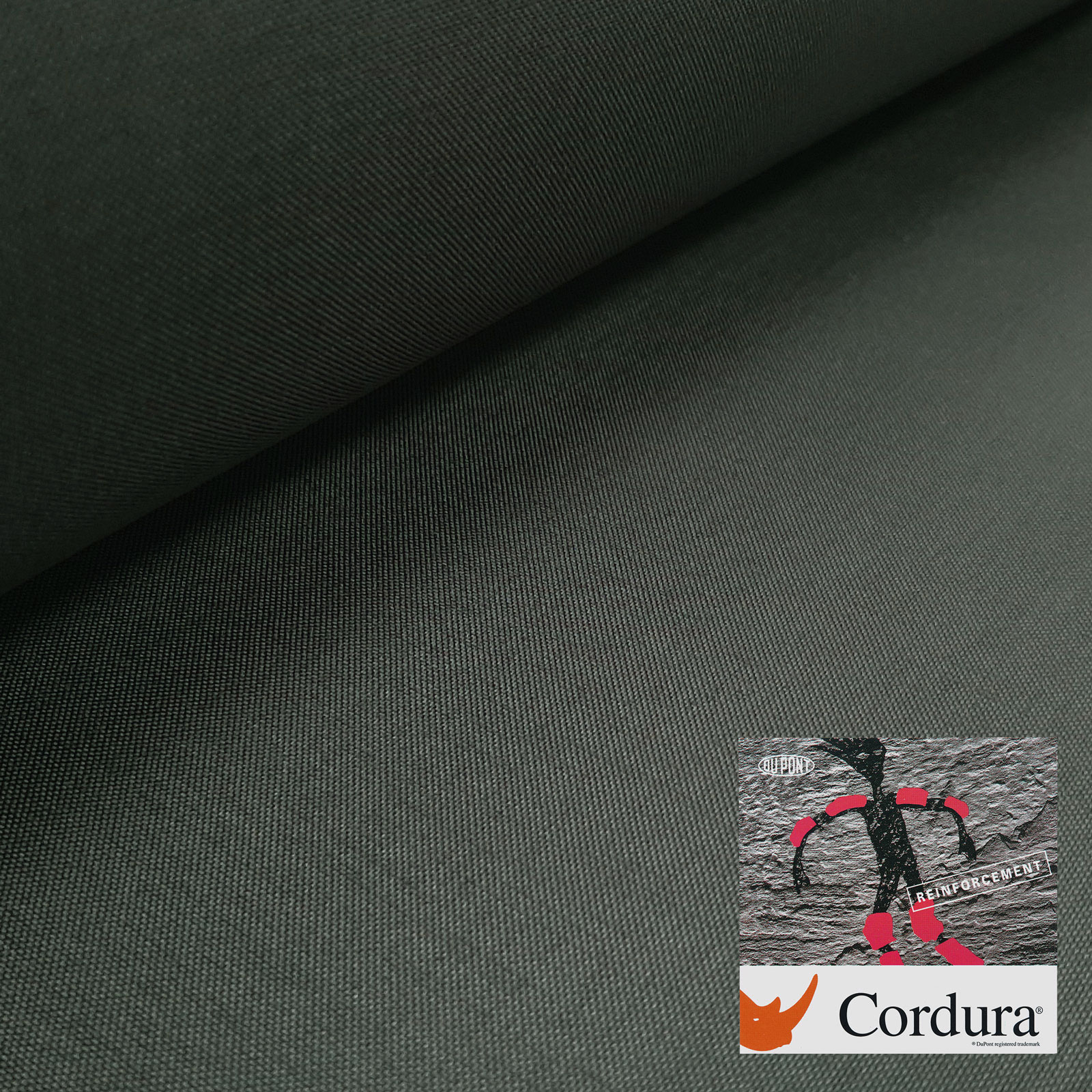 Cordura® Titan - 560 dtex stoff med BIONIC FINISH® ECO-impregnering - Mørk grå