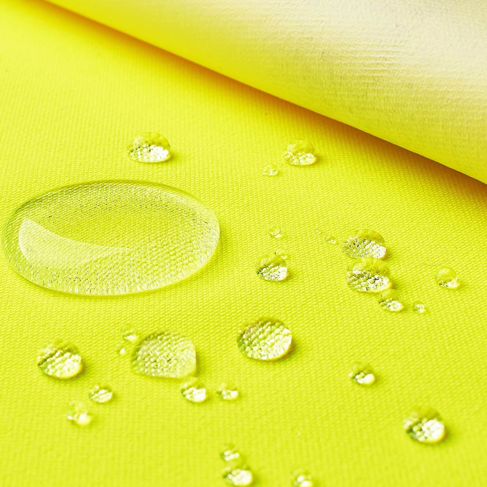 "Greta" - Ytterstoff laminat - vindtett vanntett og pustende - Neon gul