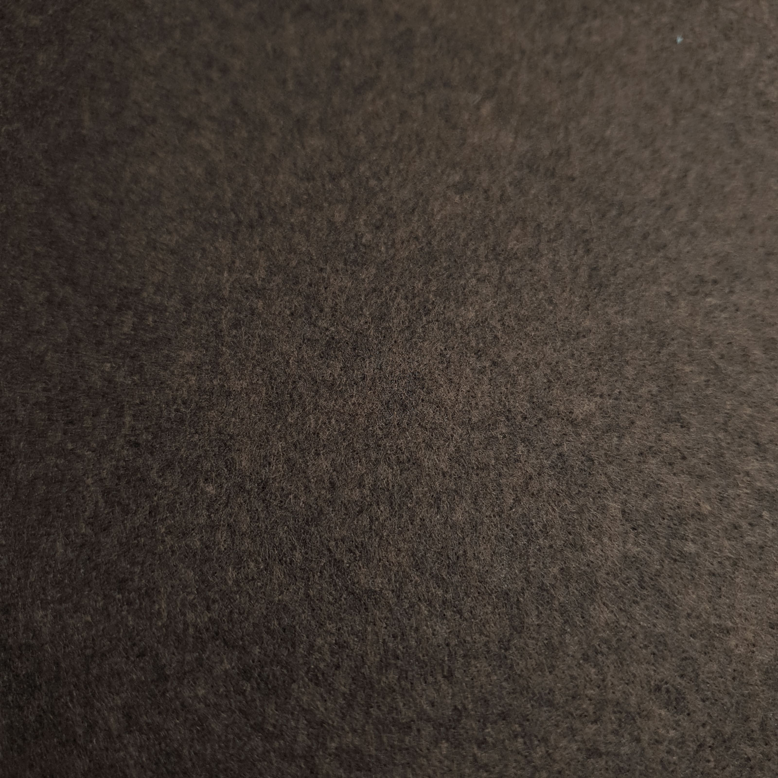  Filt - håndverksfilt / pyntefilt - mørkebrun melange