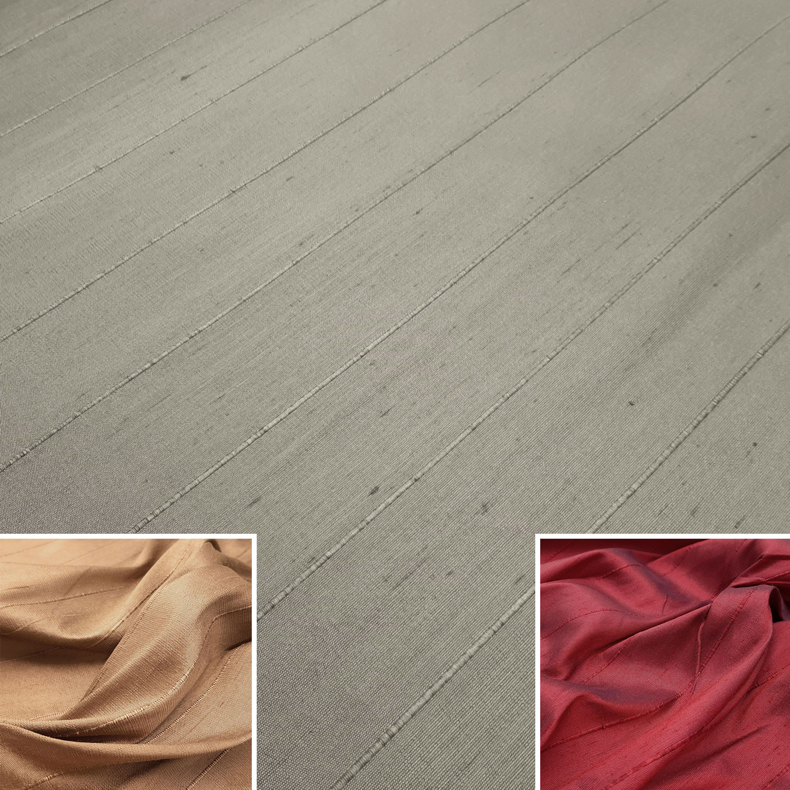 Sahco® B057 - møbeltrekk og dekorativt stoff - 100 % silke