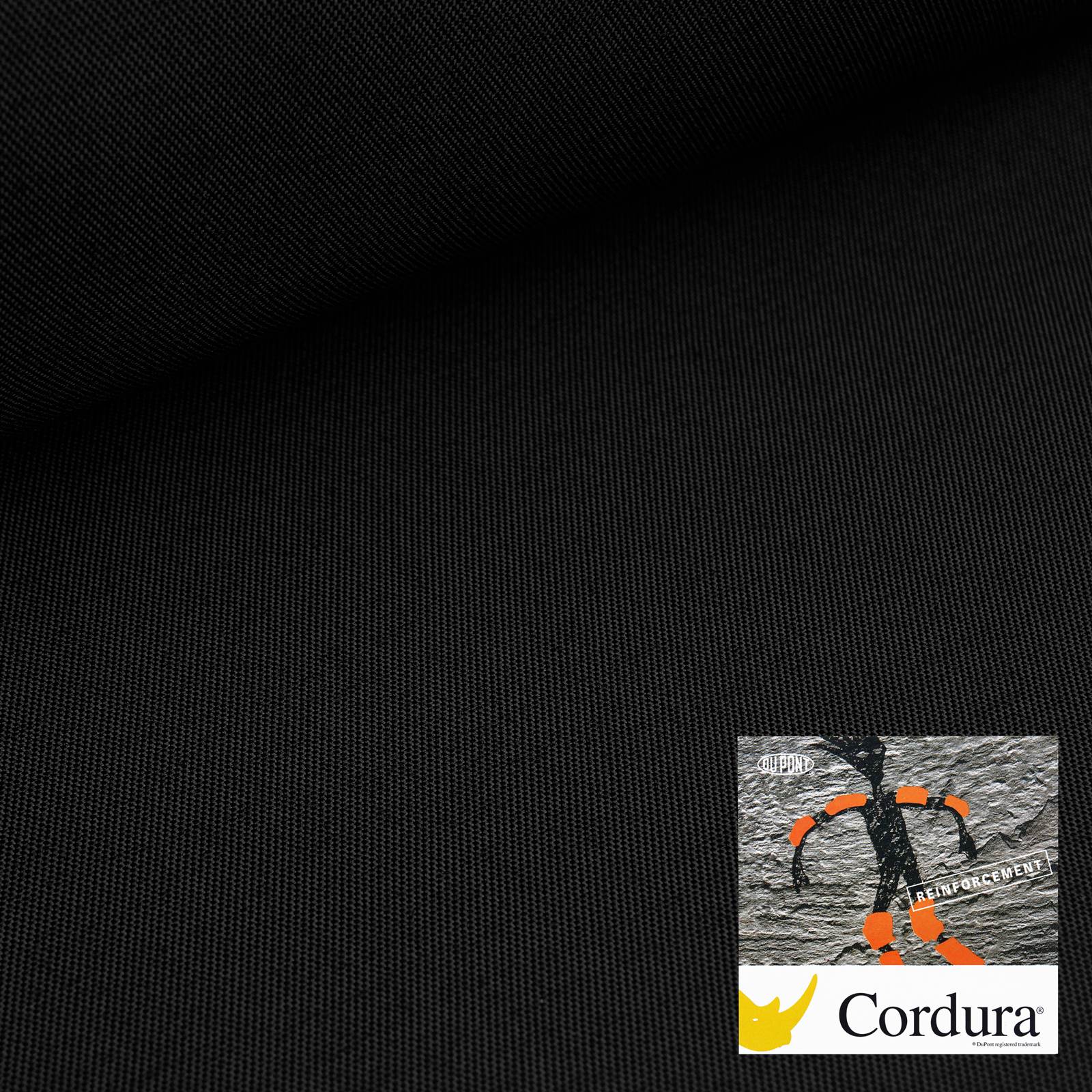 Cordura® Titan - 560 dtex stoff med BIONIC FINISH® ECO-impregnering – Svart