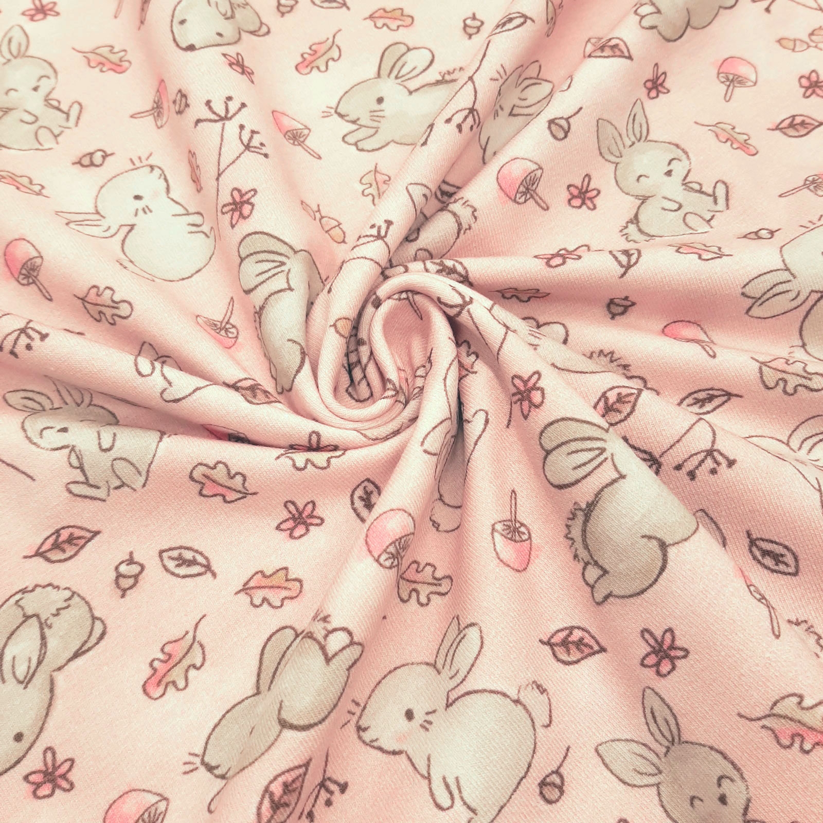 Sweet Bunny - Öko-Tex® bomullsjersey – Rosa