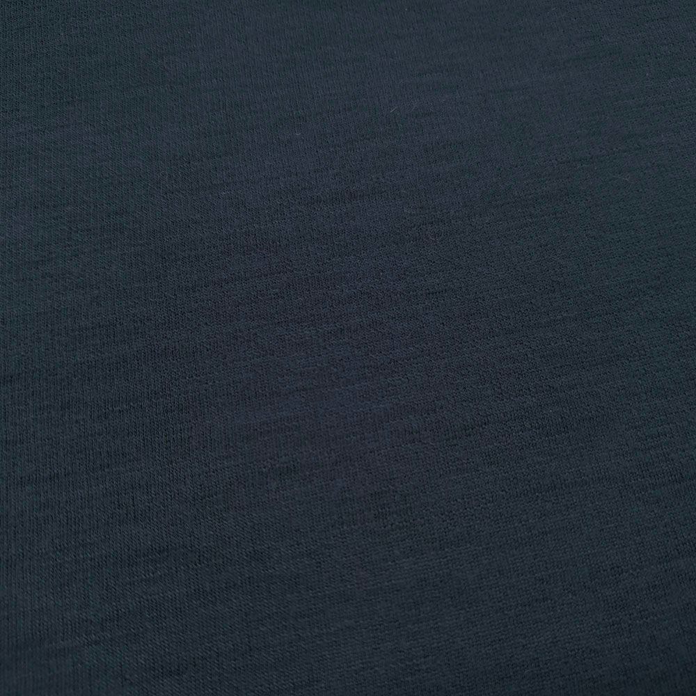 Amanda - Merino Double Face Trikot - Oversize 170 cm - Mørkeblå melange / marineblå